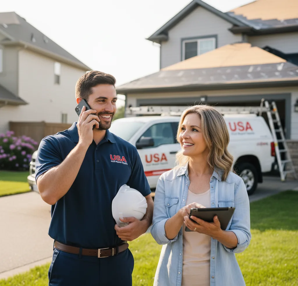USA Roof Repair Experts customer support in Hazel Green